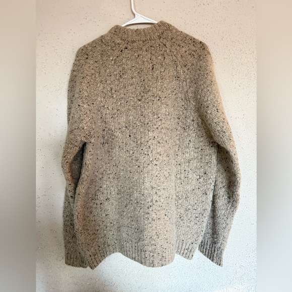 Men's Finisterre Westray Heavy Wool Cable Knit Sweater - Picture 5 of 5